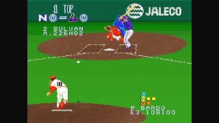 Super Bases Loaded Gameplay  SNES Collection [upl. by Anilatac]