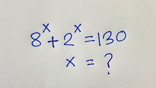 Maths Olympiad  A tricky Algebra Maths Olympiad Questions  8x 2x 130 [upl. by Adnohsar897]