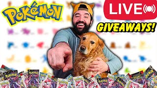 LIVE🔴 Pokemon Giveaways amp Openings For YOU [upl. by Tabshey]