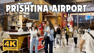 Aeroporti i Prishtines  September 2024 Walkaround 4K [upl. by Yekcir]