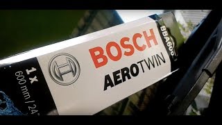 Bosch AeroTwin 24quot 600mm in W202 [upl. by Ramal]