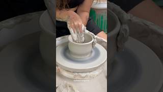 Pottery wheel 💕 pottery video [upl. by Annoynek]