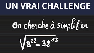 CHALLENGE DE CALCUL EN MATHÉMATIQUES DE SIMPLIFACTION DE RACINE CARRE DE 8223213 [upl. by Hannaj]