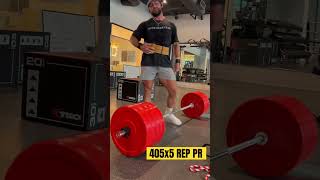 405 DEADLIFT REP PR [upl. by Paugh684]