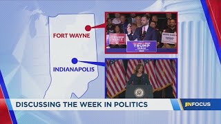 IN Focus Harris Vance come to Indiana in historic week in politics [upl. by Weihs]