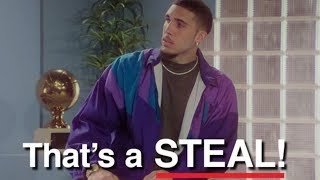 LiAngelo Ball ROASTED for SHOPLIFTING in New Foot Locker AD [upl. by Fulmer]