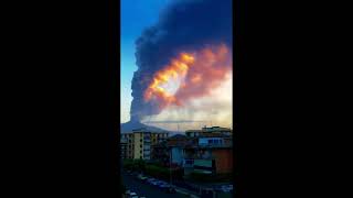 BREAKING NEWS Eruption of the volcano Etna leads to flight disruptions at Catania Airport in Italy [upl. by Kreitman281]