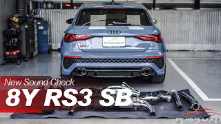 2023 8Y RS3 Sportback w Valvetronic Fi EXHAUST Catback amp Downpipe X EuroHaus [upl. by Nabatse]