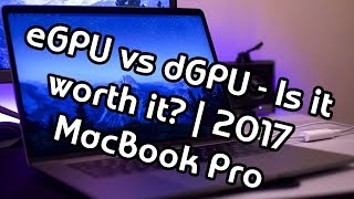 Is an eGPU worth it with a 2017 MacBook Pro Radeon Pro 560 [upl. by Murat]