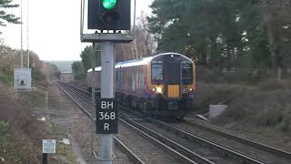 EMU at Beaulieu Road Stn and Lymington Hampshire UK [upl. by Luapnhoj]