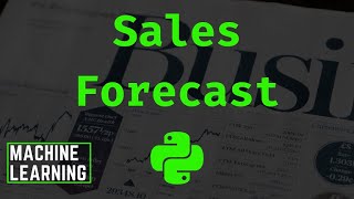 Python ML 08 Sales Forecast Tutorial with Linear Regression Model machinelearning coding python [upl. by Hennessy]