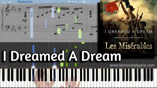 I Dreamed A Dream Les Miserables Piano Tutorial  PDF [upl. by Adnalohs]