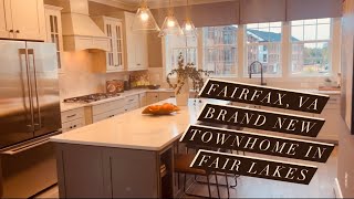 New Construction Townhome Tour in Fairfax VA Northern VA Homes for Sale Fairfax County [upl. by Leif420]