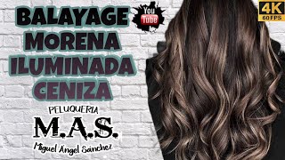 Mechas Balayage Morena Iluminada Paso A Paso [upl. by Adianez]