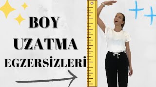 BOY UZATMA EGZERSİZLERİ  En Etkili 15 Hareket ile Boyumuzu Uzatalım [upl. by Girard]