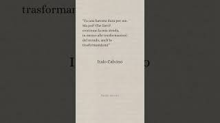 Italo Calvino letteratura frasi perte [upl. by Yelekalb]