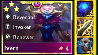 3 Star Ivern Full Radiant  10k HP Daisy⭐⭐⭐ft 5 Renewer   TFT SET 55 [upl. by Enyad]