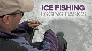 Ice Fishing How To Use a Jigging Rod [upl. by Eylhsa221]