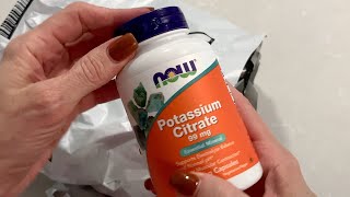 Potassium Citrate 99 mg NOW Supplements Unboxing [upl. by Past476]