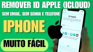 Esqueci senha iCloud 😰  Como tirar o iCloud do iPhone iOS 18 SEM EMAIL SENHA NÚMERO [upl. by Anrahs]