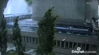 Anders Behring Breivik New CCTV footage of Oslo bomb released [upl. by Alegnat330]