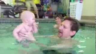 Baby swimmers 3 to 5 months at DolFUN SWIM Academy [upl. by Tica25]