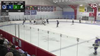 Norwell Clippers vs Abington Green Wave Boys V Ice Hockey February 7 2024 [upl. by Bunns]