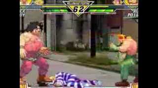 RGM MUGEN Alex and Cody Travers vs Hugo Andore and Poison [upl. by Anaet]