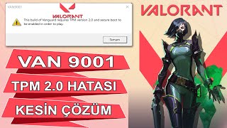 VALORANT TPM 20 HATASI NASIL DÜZELTİLİR I VALORANT VAN 9001 HATASI WINDOWS 11 [upl. by Kram]