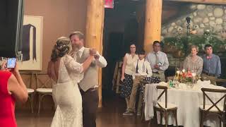 Little Something Beautiful  First Dance At Buffalo Mountain Lodge [upl. by Eide]