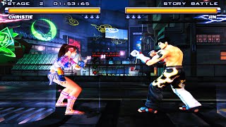 Christie Monteiro vs Jin Kazama Hardest Tekken 5 [upl. by Engis837]