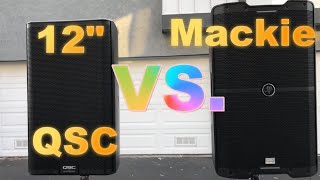 QSC K122 vs Mackie SRM VClass real world comparison Pros and Cons [upl. by Queenie]