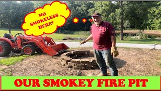 How To Make A Smokey Fire Pit firewood fire firepit smoke [upl. by Henriha147]