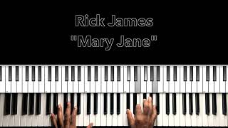 Rick James quotMary Janequot Piano Tutorial [upl. by Om]