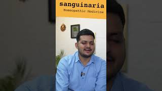 Sanguinaria  Homeopathic Medicine  Important Symptoms  Migraine headache gas Cough [upl. by Samson701]