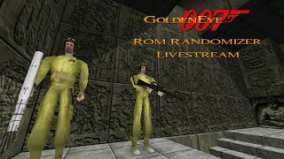 GoldenEye 007 N64  Full Playthrough Livestream  ROM Randomizer 4 [upl. by Gnaig]