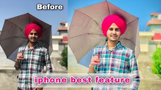 iphone Best Feature  Photo Editing  No App [upl. by Whetstone]