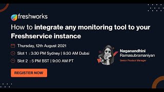 How to Integrate Any Monitoring Tool to Your Freshservice Instance Get more done with Freshservice [upl. by Enaej483]
