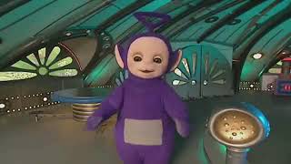 Teletubbies Tinky Winky Listen to Two Voice Trumpets Sing Itsy Bitsy Spider US Version [upl. by Milah]