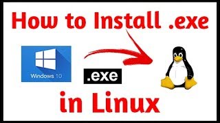 How to Install exe Windows software in Linux Boss OS [upl. by Samoht]