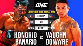 Honorio Banario vs Vaughn Donayre  Full Fight From The Archives [upl. by Godber]