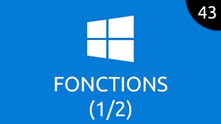 Windows 43  fonctions 12 [upl. by Dnaltiak145]