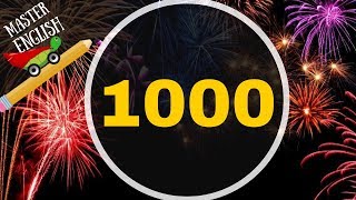 1000 كلمة شائعة في الإنجليزية في فيديو واحد أتقن الإنجليزية Master English [upl. by Onitselec]