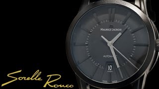 Maurice LaCroix Pontos Date Full Black [upl. by Eirrac658]