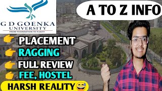 GD Goenka University Gurgaon  Admission  Eligibility  Placements  Fees  Ranking  Avg Package [upl. by Eenattirb178]