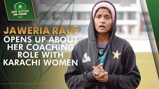 Jaweria Rauf opens up about her coaching role with Karachi Women 🏏  PCB  MA2A [upl. by Addiel]