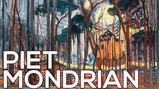 Piet Mondrian A collection of 131 works HD [upl. by Oigimer]