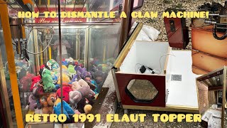 How To Dismantle An Elaut Claw Machine  1991 Elaut Topper Crane [upl. by Horlacher260]