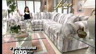 1993 Levitz Furniture Commercial [upl. by Llevaj456]