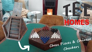 Making Chess Pieces for Custom Chinese Checkers Set [upl. by Enyamert51]